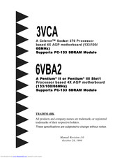 EPOX 6VBA2 Instructions Manual