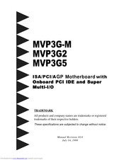 EPOX MVP3G-M Instructions Manual