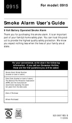 Kidde 915 User Manual