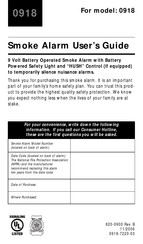 Kidde 918 User Manual