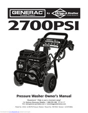 Generac Portable Products 2700PSI Owner's Manual