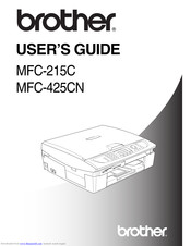 BROTHER MFC-425CN User Manual