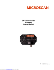 Microscan DN120 DeviceNet User Manual