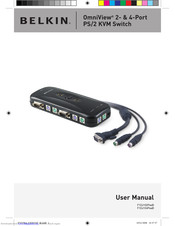 Belkin OmniView F1DJ104PeaB User Manual
