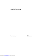Electrolux FAVORIT 65411 VI User Manual