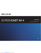 Belkin SCREENCAST AV 4 User Manual
