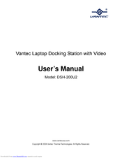 Vantec DSH-200U2 User Manual