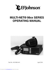E.F. Johnson Company MULTI-NET 98xx SERIES Operating Manual