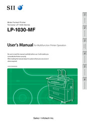 Seiko SII Teriostar LP-1030-MF User Manual