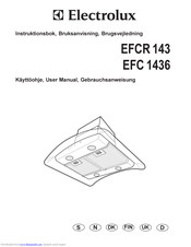 Electrolux EFCR143 User Manual