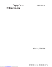 Electrolux EWB 75110 W User Manual