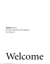 BENQ FP91R User Manual