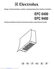 Electrolux EFC 6400 Operating And Installation Manual