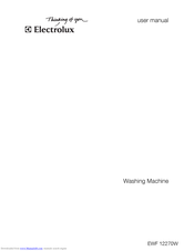 Electrolux EWF 12270W User Manual