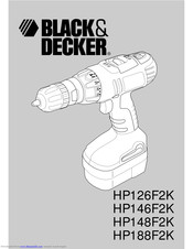 BLACK & DECKER HP148F2K Instruction Manual