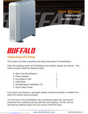 politiker Nedsænkning mulighed Buffalo DriveStation HD-HB250U2 Manuals | ManualsLib