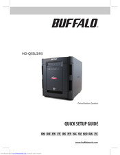BUFFALO DriveStation Quattro HD-QSSU2/R5 Quick Setup Manual