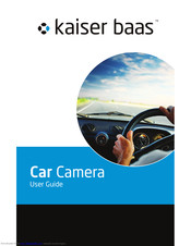 Kaiser Baas Car camera User Manual