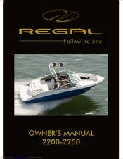 Regal 2250 Owner's Manual