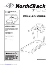 NordicTrack T 9.2 Manual Del Usuario