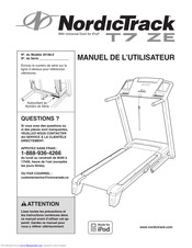 Nordictrack T7 Ze Treadmill Manuals ManualsLib