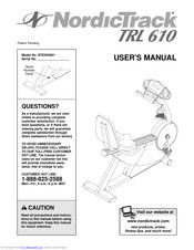 NordicTrack NTEX04901 Manual