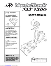 NordicTrack Xlt 1200 User Manual