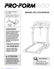 ProForm PETL60000 Manuel De L'utilisateur