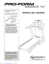 ProForm 620 V Treadmill Manual Del Usuario