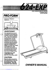 ProForm PF624010 Manual