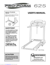 Pro-Form 625 User Manual