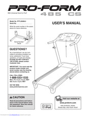Pro-Form 675 E Manual