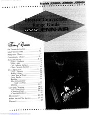 Jenn-Air JER8650 Manual