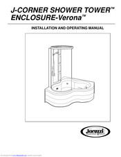 Jacuzzi J-Corner Shower Tower Verona Installation And Operating Manual