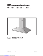 Frigidaire PL36WC50EC Professional series User Manual