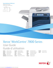 Xerox WorkCentre 7830 User Manual