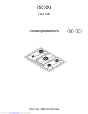 AEG 75552G Operating Instructions Manual