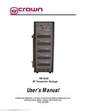 Crown FM10000 User Manual