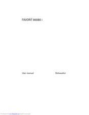 Electrolux FAVORIT 86080 i User Manual