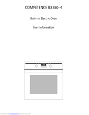 AEG Electrolux COMPETENCE B3150-4 User Information