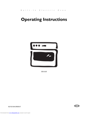 Electrolux EOB 2620 Operating Instructions Manual