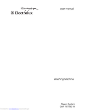 Electrolux Steam System EWF 167583 W User Manual