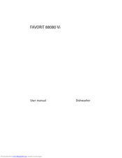 Electrolux FAVORIT 88080 Vi User Manual