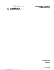 Electrolux TG 05010 User Manual