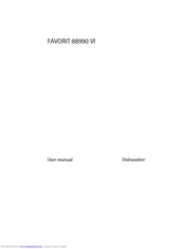 Electrolux FAVORIT 88990 VI User Manual