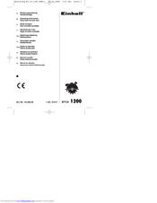EINHELL BT-CS 1200 Operating Instructions Manual
