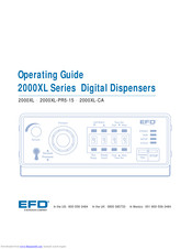 EFD 2000XL-CA Operating Manual
