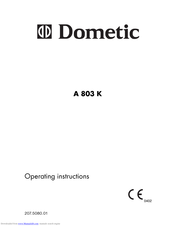 Dometic A 803 K Operating	 Instruction