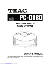 Teac PC-D880 Owner's Manual