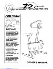 ProForm PFEX72040 Manual